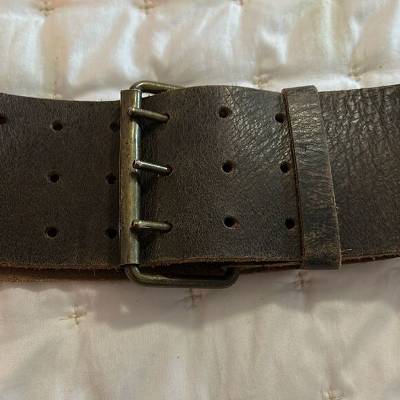 Brown Leather Belt 33 inches to 39 inches main image 8
